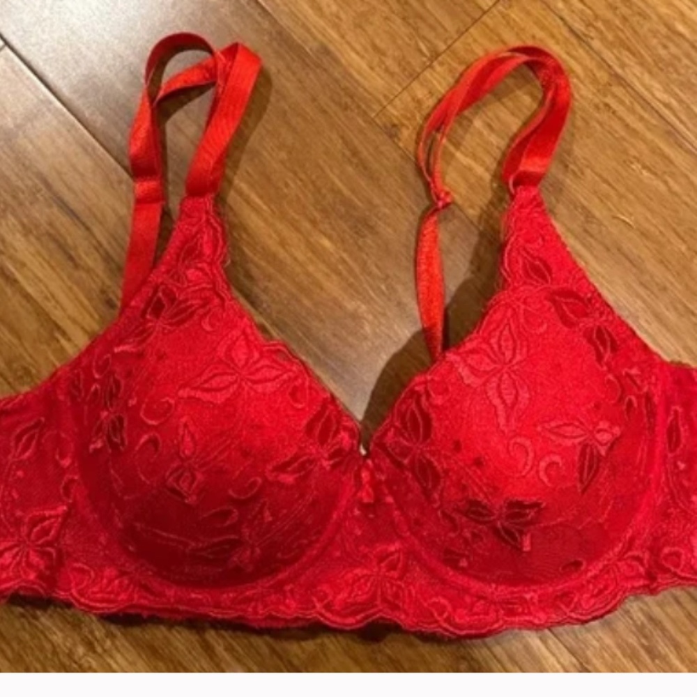 Sexy Red Push up Bra